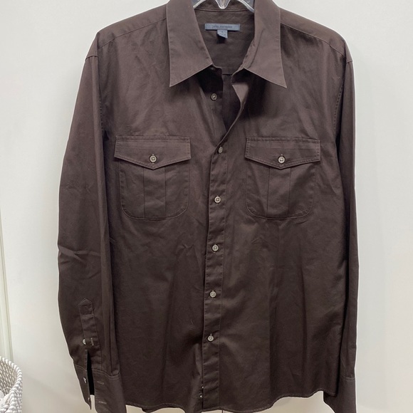 John Varvatos Other - John Varvatos brown shirt L